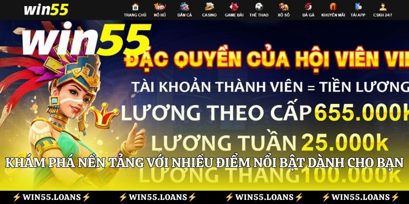 Khám phá nền tảng với nhiều điểm nổi bật dành cho bạn