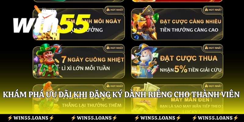 Khám phá ưu đãi khi đăng ký dành riêng cho thành viên mới